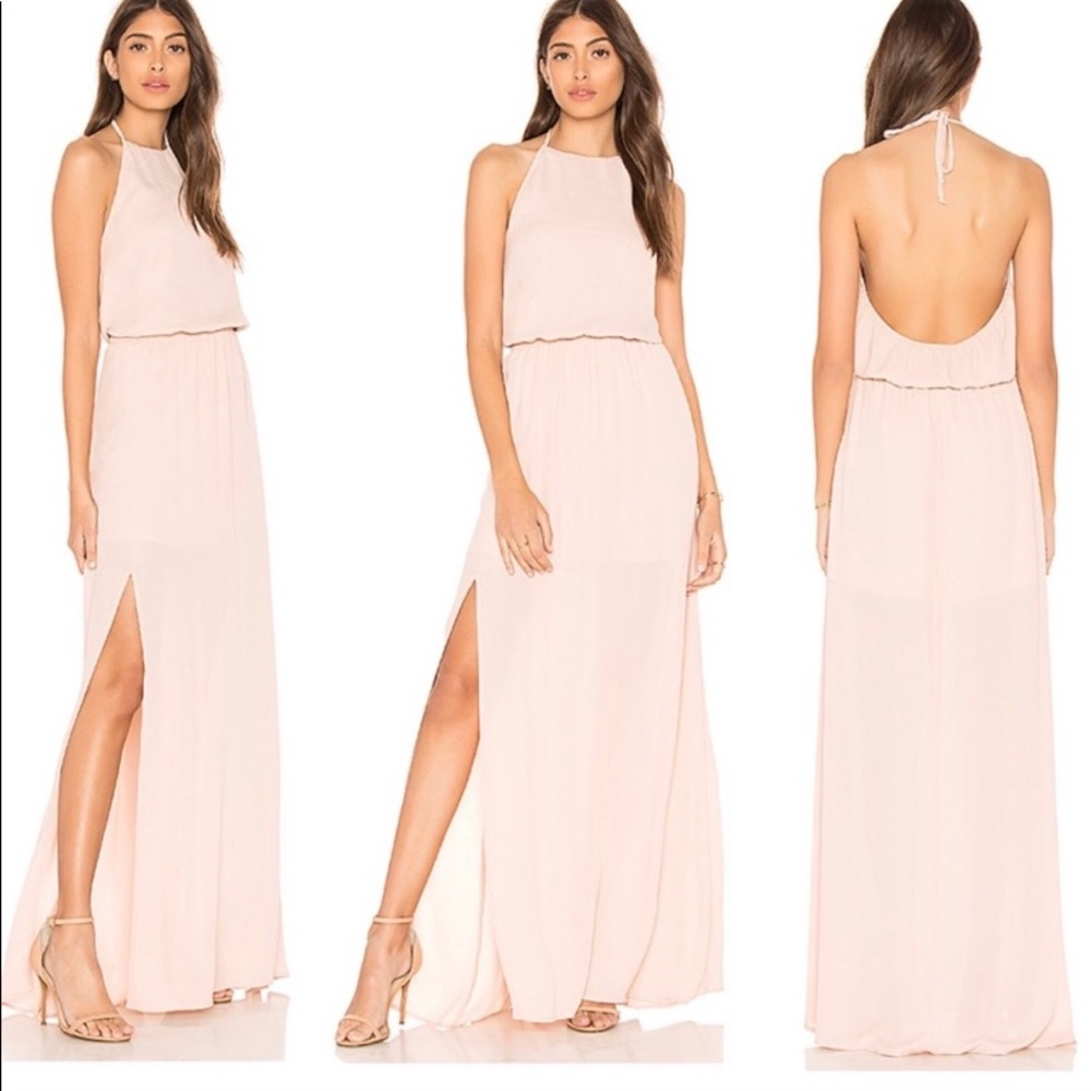 Show Me Your Mumu Healther Halter in Blush